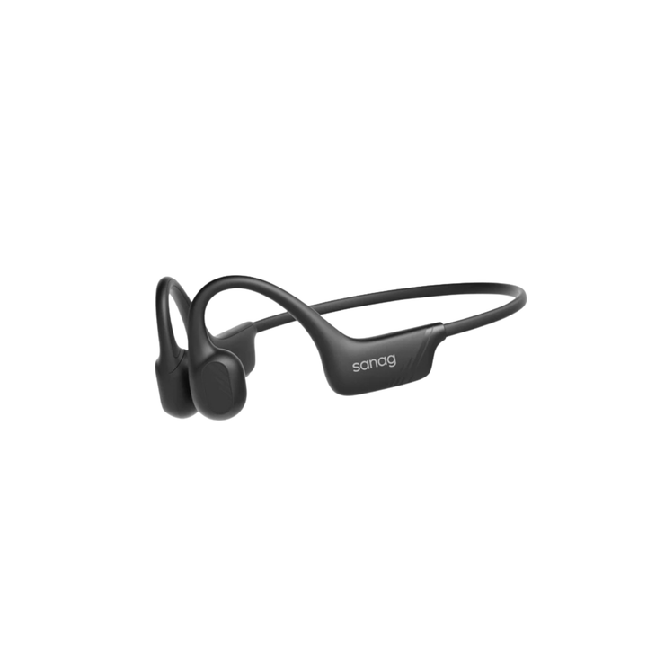 Auriculares Auribox Conducción Ósea Negros Inalámbricos Deportivos Ultraligeros
