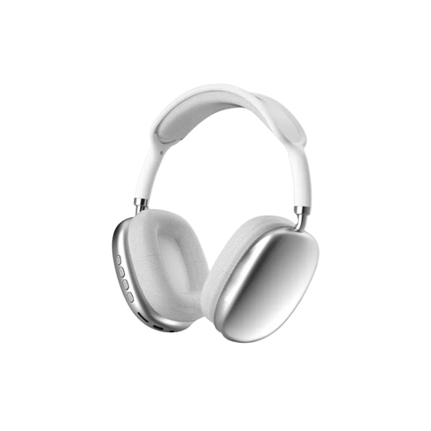 Auriculares de Diadema Inalámbricos Auribox Blancos con Sonido Inmersivo y Bluetooth 5.0
