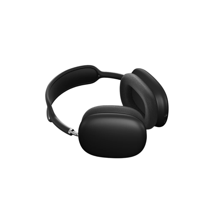 Auriculares de Diadema Inalámbricos Auribox Negros con Cancelación de Ruido y Control Táctil