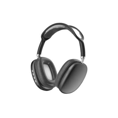 Auriculares de Diadema Inalámbricos Auribox Negros con Cancelación de Ruido y Control Táctil